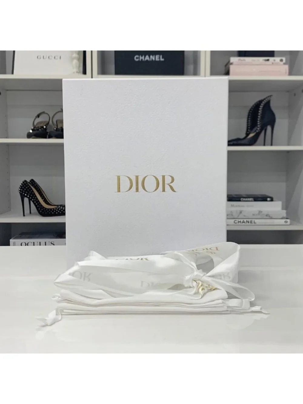 Dior Dway Embroidered Logo Sandals - Picture 10 of 10
